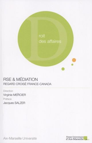 Emprunter RSE & médiation. Regard croisé France-Canada livre