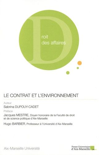 Emprunter Le contrat et l'environnement livre