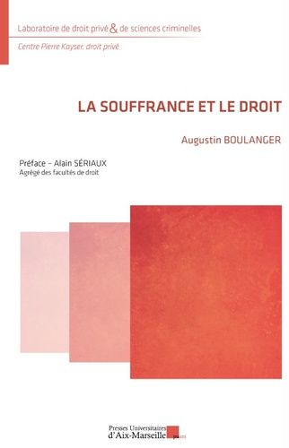 Emprunter La souffrance et le droit livre