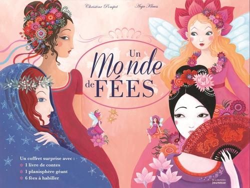 Emprunter Un monde de fées. Coffret contenant : 1 livre de contes, 1 planisphère géant, 6 fées à habiller livre