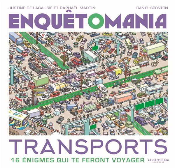 Emprunter Enquêtomania transports. 16 énigmes qui te feront voyager livre