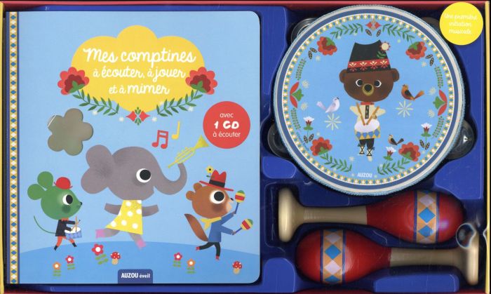 Emprunter Mon coffret d'éveil musical. Avec 1 tambourin et 2 maracas, avec 1 CD audio livre