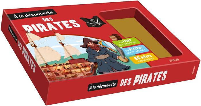 Emprunter A la découverte des pirates. Avec 1 plateau aimanté et 65 pièces magnétiques livre