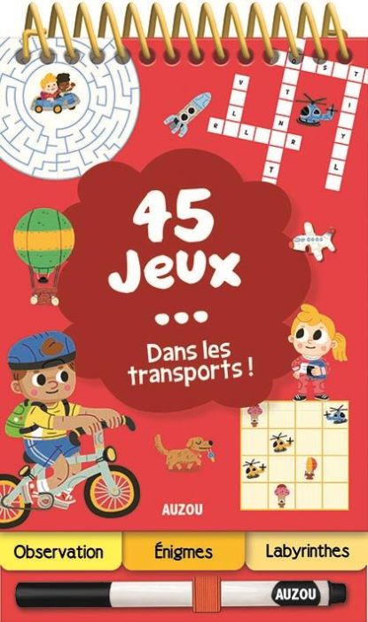 Emprunter 45 jeux dans les transports livre