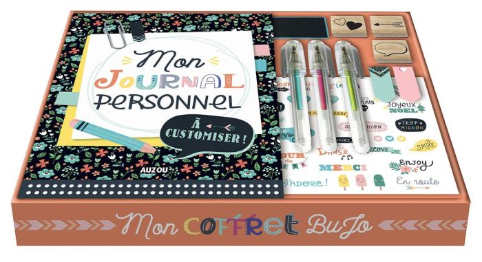 Emprunter Mon journal personnel. Réalise ton propre bullet carnet ! Avec 3 tampons, 1 encrier, des notes repos livre