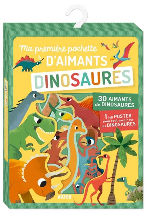 Emprunter Ma première pochette d'aimants Dinosaures. Avec 30 aimants de dinosaures et 1 joli poster pour tout livre