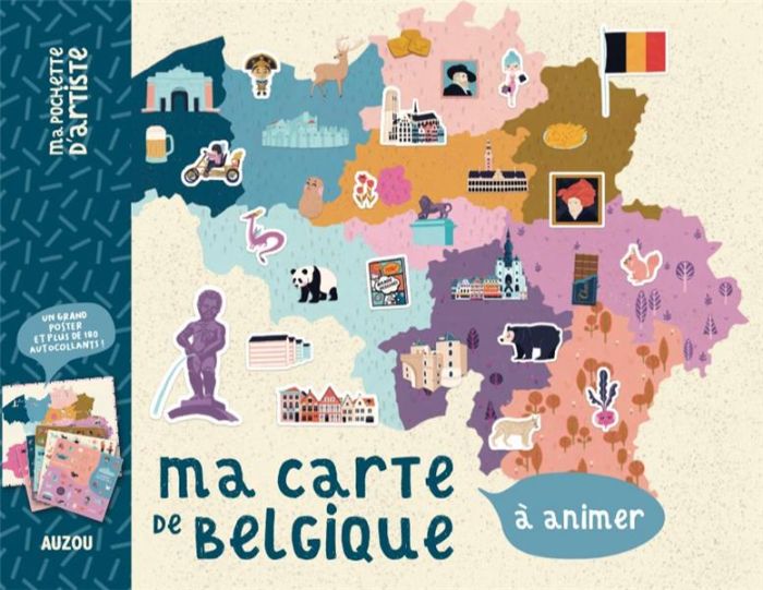 Emprunter MA CARTE DE BELGIQUE A ANIMER livre