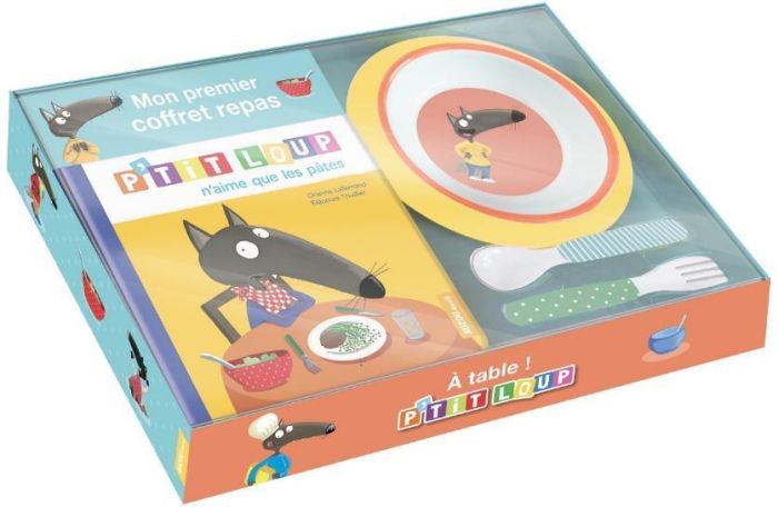 Emprunter MON PREMIER COFFRET REPAS - A TABLE, P'TIT LOUP ! livre