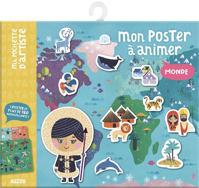 Emprunter MA POCHETTE D'ARTISTE - MON POSTER A ANIMER MONDE livre