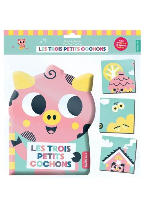 Emprunter Les trois petits cochons. Avec un puzzle de bain de 9 pièces livre