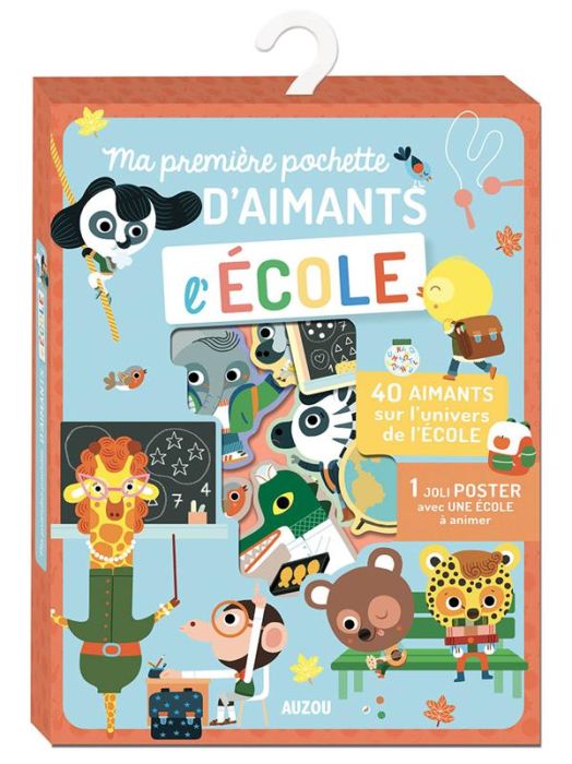 Emprunter Ma pochette d'aimants L'école. Avec 47 aimants, 1 joli poster livre