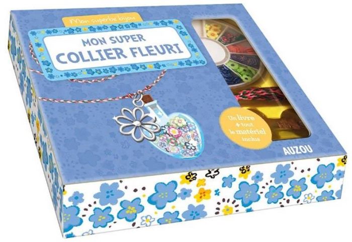 Emprunter Mon super collier fleuri. Avec 1 fiole, des petites fleurs prédécoupées, 1 fil tressé, 1 charm, 1 an livre