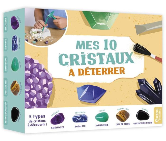 Emprunter Mes 10 cristaux à déterrer. 5 types de cristaux à découvrir livre