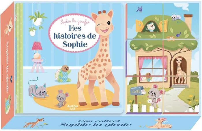 Emprunter Mon coffret Sophie la girafe. Mes histoires de Sophie, 6 cubes en carton livre