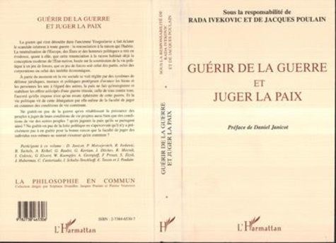 Emprunter Guérir de la guerre et juger la paix. Actes du colloque international de philosophie tenu au siège d livre