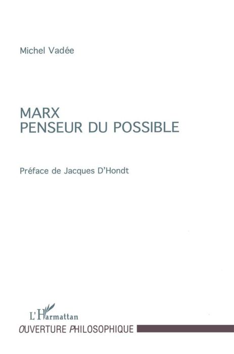 Emprunter Marx, penseur du possible livre