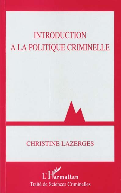 Emprunter Introduction à la politique criminelle livre