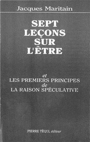 Emprunter SEPT LECONS SUR L'ETRE livre