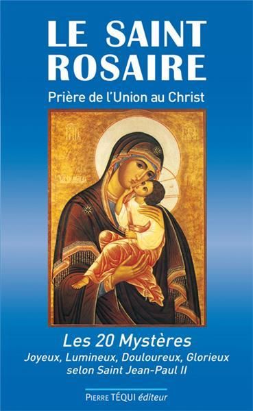 Emprunter Le Saint Rosaire. Prière de l'Union au Christ - Les vingt Mystères joyeux, lumineux, douloureux, glo livre