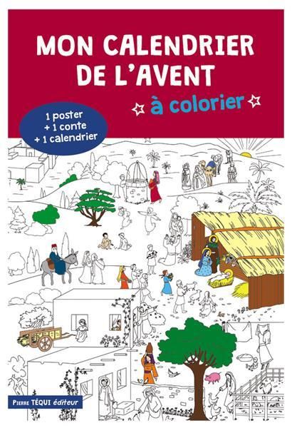 Emprunter Mon calendrier de l'avent à colorier livre