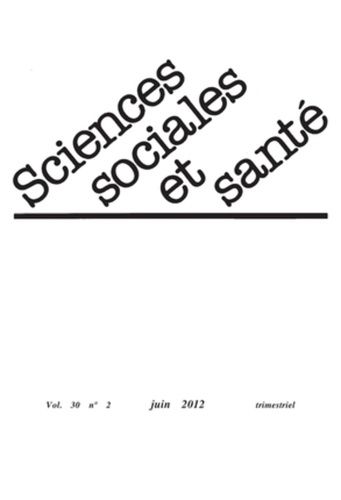 Emprunter Sciences Sociales et Santé Volume 30 N° 2, juin 2012 livre