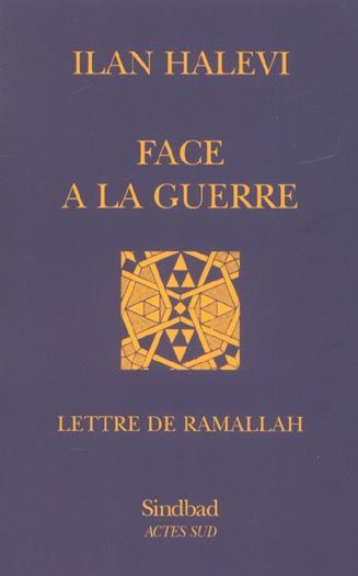 Emprunter Face à la guerre. Lettre de Ramallah livre