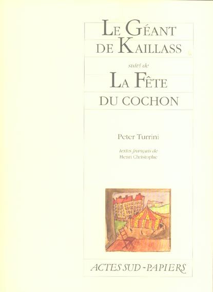 Emprunter Le Géant de Kaillass suivi de La Fête du cochon livre