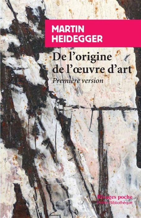 Emprunter De l'origine de l'oeuvre d'art. Première version livre