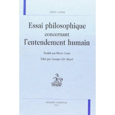 Emprunter ESSAI PHILOSOPHIQUE CONCERNANT L'ENTENDEMENT HUMAIN. livre