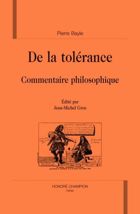 Emprunter DE LA TOLERANCE. COMMENTAIRE PHILOSOPHIQUE. EDITE PAR JM GROS livre