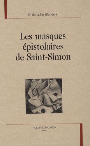 Emprunter MASQUES EPISTOLAIRES DE SAINT SIMON livre