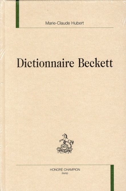 Emprunter DICTIONNAIRE BECKETT livre