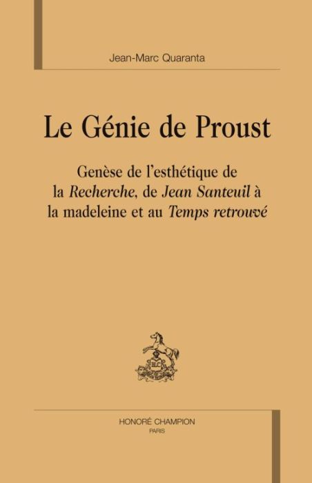 Emprunter LE GENIE DE PROUST livre