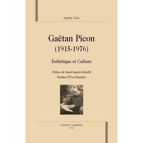 Emprunter GAETAN PICON (1915-1976) ESTHETIQUE ET CULTURE livre