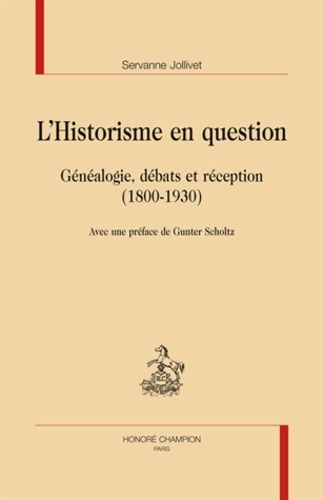 Emprunter L'HISTORISME EN QUESTION. livre