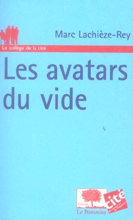 Emprunter Les avatars du vide livre