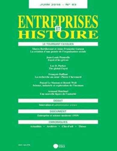 Emprunter Entreprises et Histoire N° 83, Juin 2016 livre