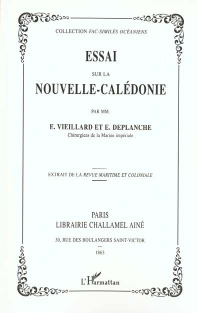 Emprunter Essai sur la Nouvelle-Calédonie livre