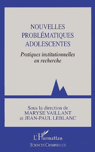 Emprunter Nouvelles problématiques adolescentes. Pratiques institutionnelles en recherche livre