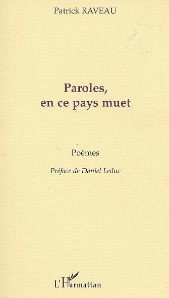 Emprunter Paroles, en ce pays muet livre