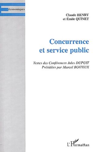 Emprunter Concurrence et service public livre