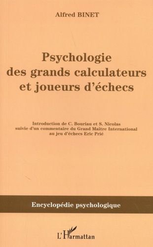 Emprunter Psychologie des grands calculateurs et joueurs d'echecs livre