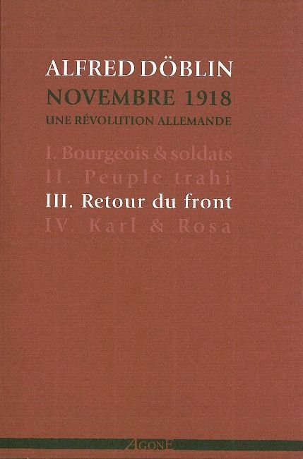 Emprunter Novembre 1918, une révolution allemande Tome 3 : Retour du front livre