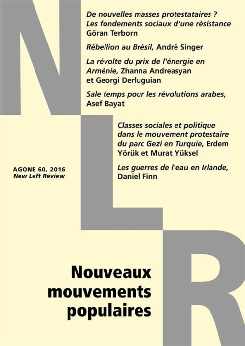 Emprunter Agone N° 60, 2016 : Nouvelles masses, nouveaux mouvements ? livre