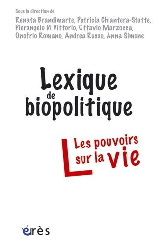 Emprunter Lexique de biopolitique. Les pouvoirs sur la vie livre