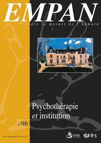 Emprunter Empan N° 96, Novembre 2014 : Psychothérapie et institutions livre