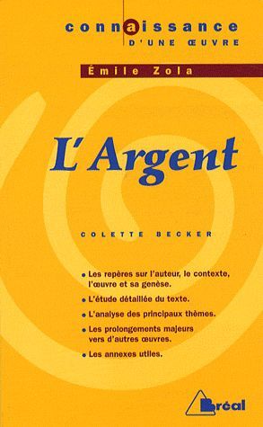 Emprunter L'Argent d'Emile Zola livre