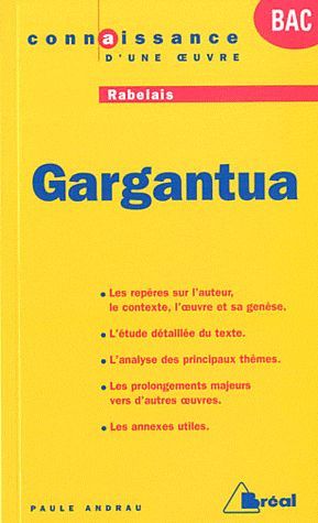 Emprunter Gargantua. François Rabelais livre