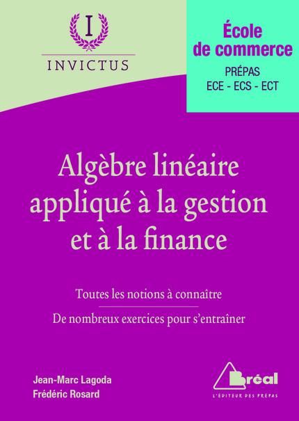 Emprunter Algèbre linéaire appliqué à la gestion et à la finance livre