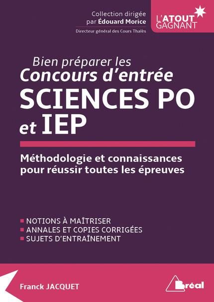 Emprunter Bien préparer Sciences Po. Ecoles, concours, épreuves, méthodologies livre